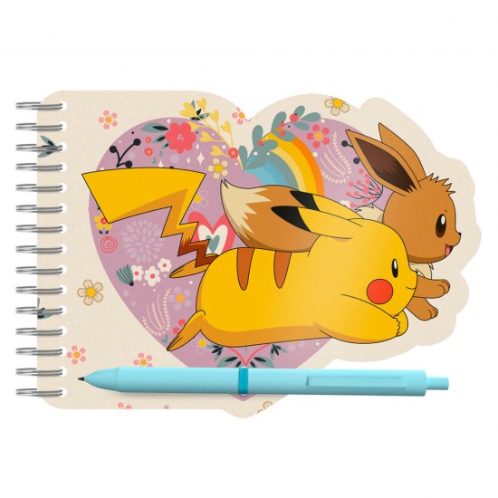 Pokemon Flowers set notebook + pen 6 Τεμ.