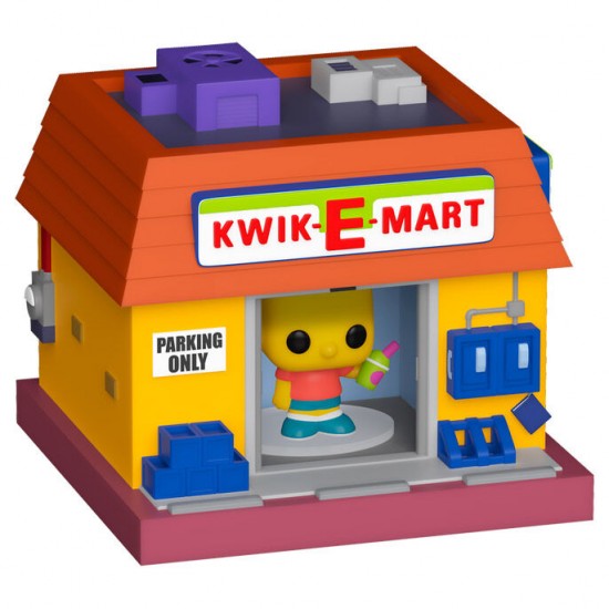 Bitty POP figure Town Simpsons Bart Simpsons and Kwik-E-Mart 12 Τεμ.