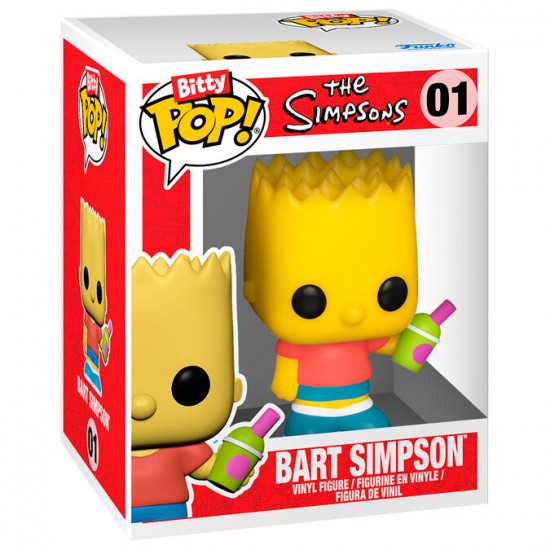 Bitty POP figure Town Simpsons Bart Simpsons and Kwik-E-Mart 12 Τεμ.