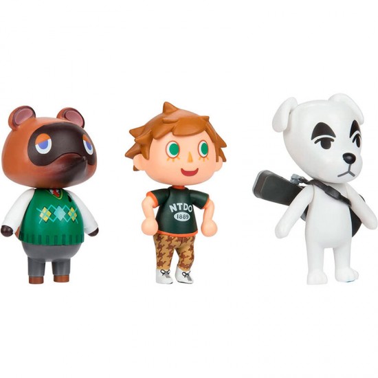 Animal Crossing blister 3 figures 6cm