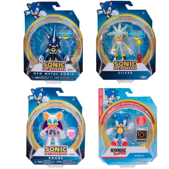 Sonic the Hedgehog wave 17 assorted figure 10cm 6 Τεμ.