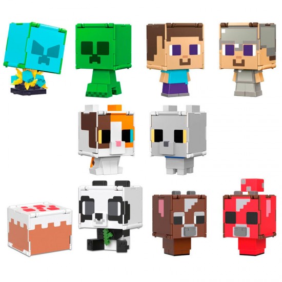 Minecraft assorted interchangeable figure 9,5cm