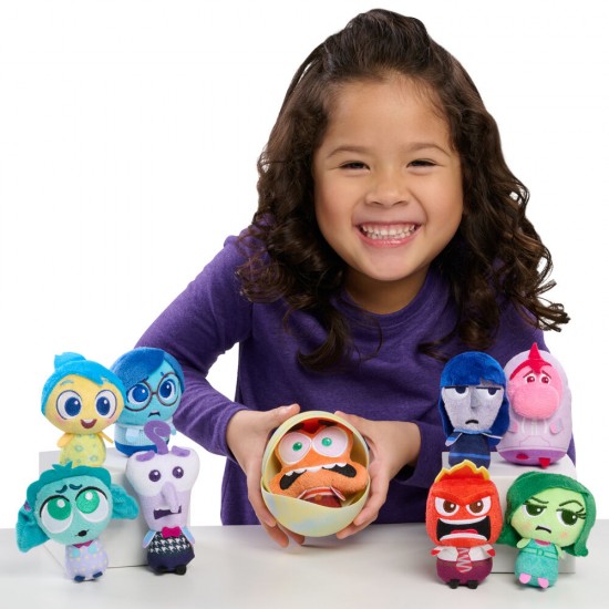 Disney Pixar Inside Out 2 assorted plush toy keychain surprise capsule 24 Τεμ.