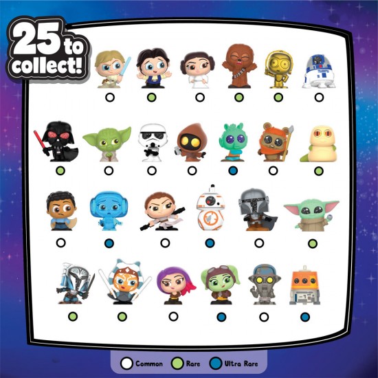 Doorables Star Wars Galaxy peek capsule surprise 17 Τεμ.