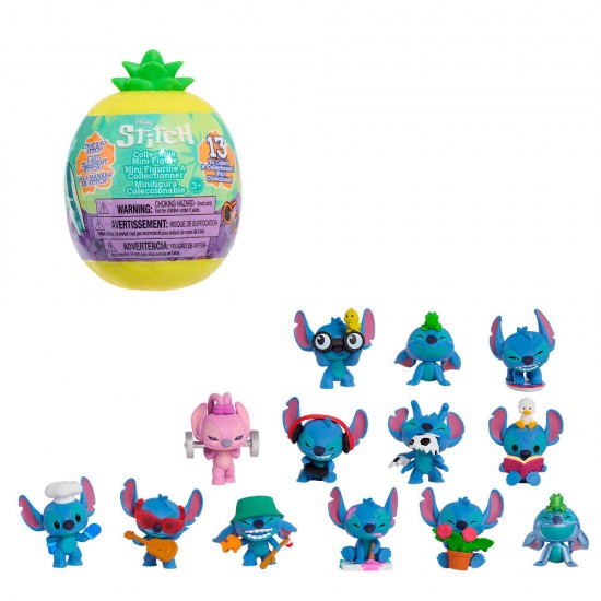 Disney Stitch assorted surprise capsule figure 24 Τεμ.