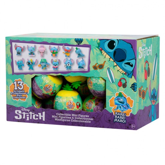Disney Stitch assorted surprise capsule figure 24 Τεμ.