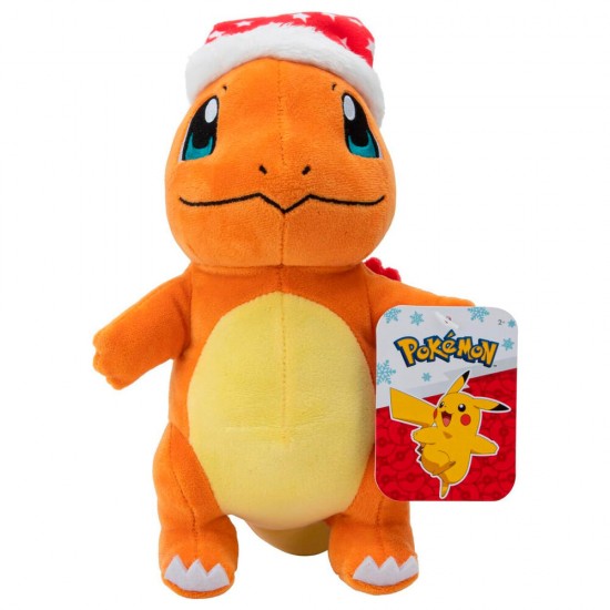 Pokemon Christmas Charmander plush toy 20cm