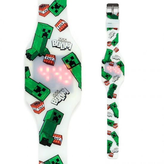 Minecraft silicone digital watch assorted 16 Τεμ.