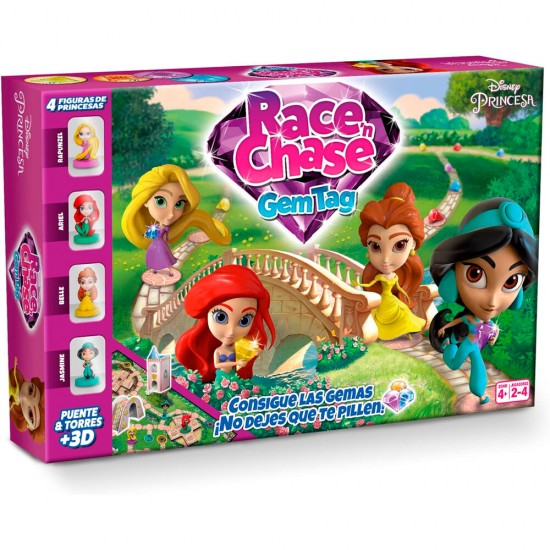 Disney Princess Race Chase board game