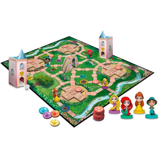 Disney Princess Race Chase board game
