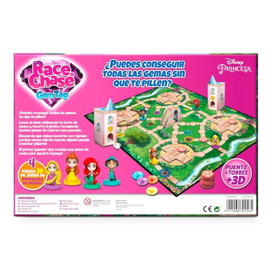 Disney Princess Race Chase board game