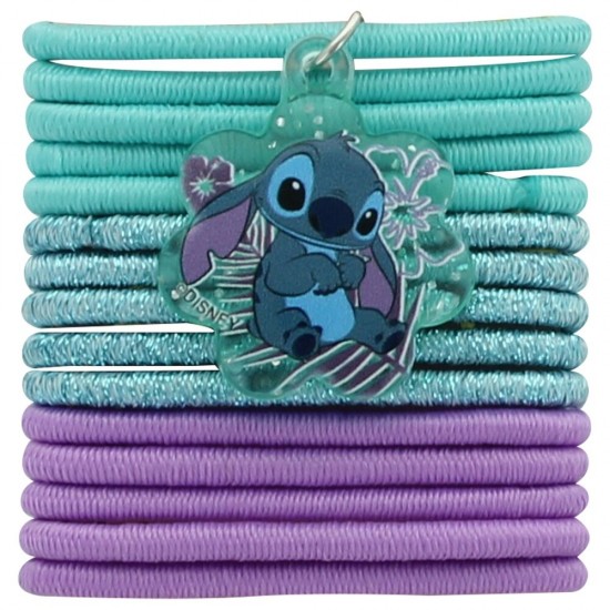 Disney Stitch 15 Hair rubber bands pack 6 Τεμ.