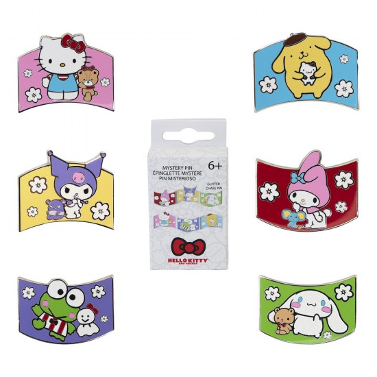 Loungefly Hello Kitty and Friends Mystery Blind Box Enamel Pin assorted 12 Τεμ.