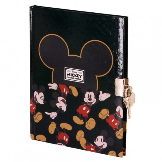 Disney Mickey True diary with key