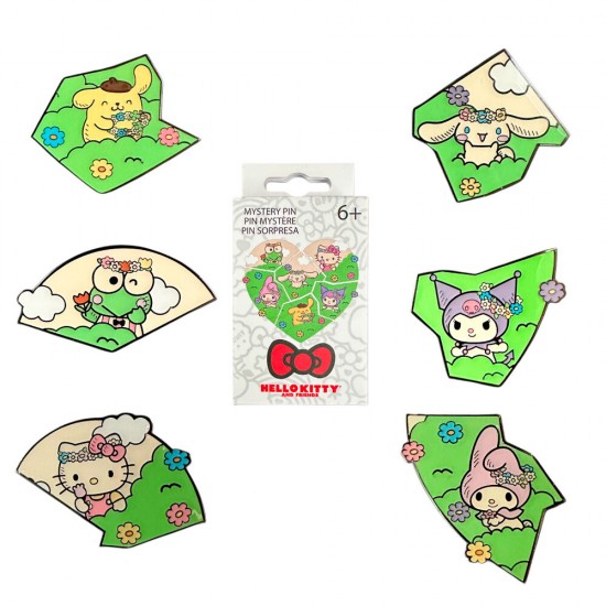 Loungefly Hello Kitty and Friends Mystery Blind Box Enamel Pin assorted 12 Τεμ.