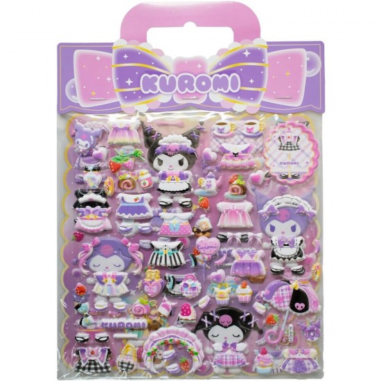 Hello Kitty Kuromi assorted Embossed stickers 10 Τεμ.