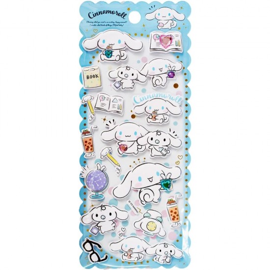 Hello Kitty Cinamoroll assorted Embossed stickers 20 Τεμ.