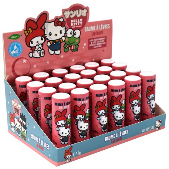 Hello Kitty & Friends lip balm 24 Τεμ.