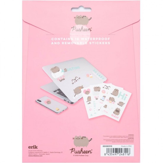 Pusheen reusable sticker set 6 Τεμ.