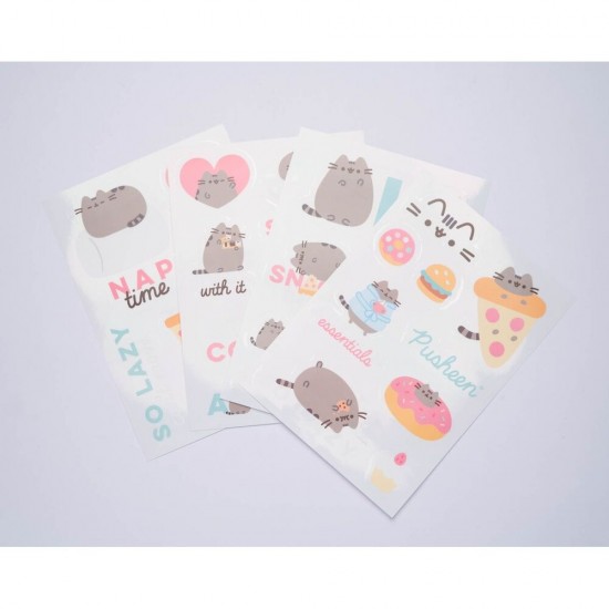 Pusheen reusable sticker set 6 Τεμ.