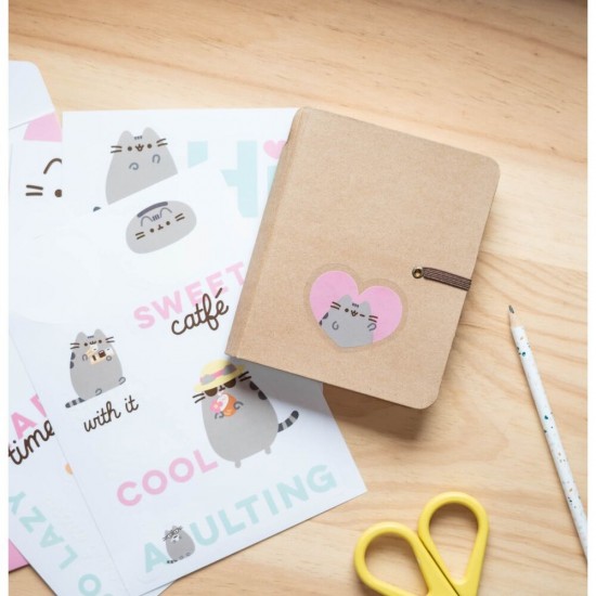 Pusheen reusable sticker set 6 Τεμ.