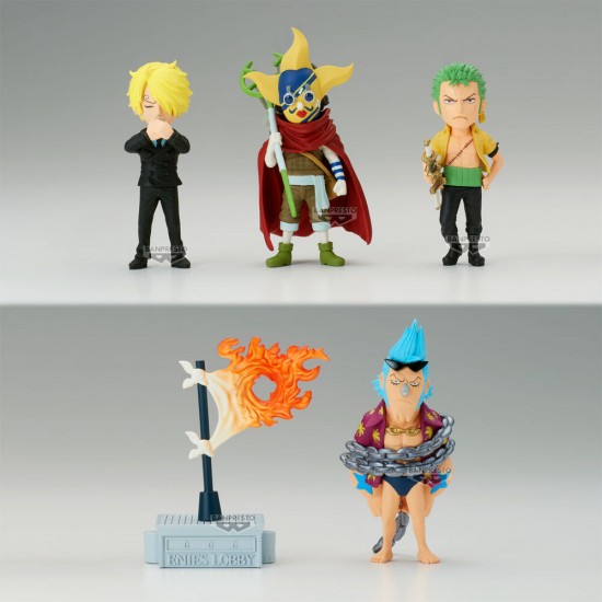 One Piece Enies Lobby 02 world collectable assorted figure 7cm 12 Τεμ.