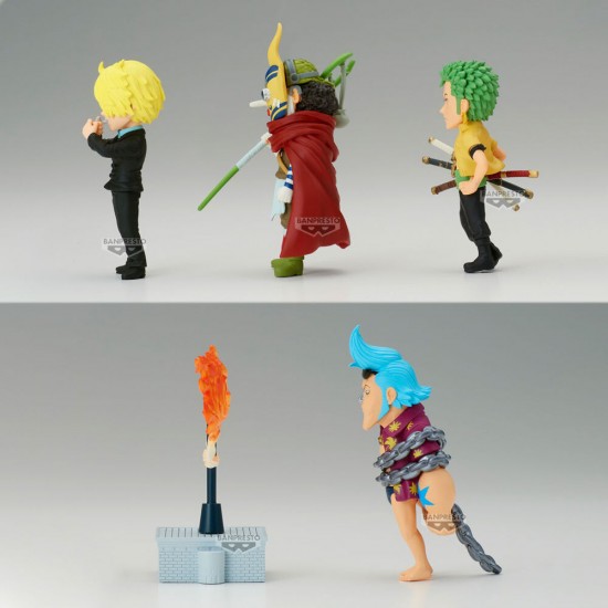 One Piece Enies Lobby 02 world collectable assorted figure 7cm 12 Τεμ.