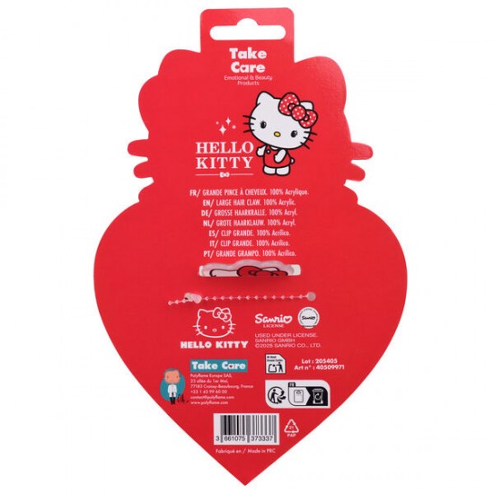 Hello Kitty premium hair clip 12 Τεμ.