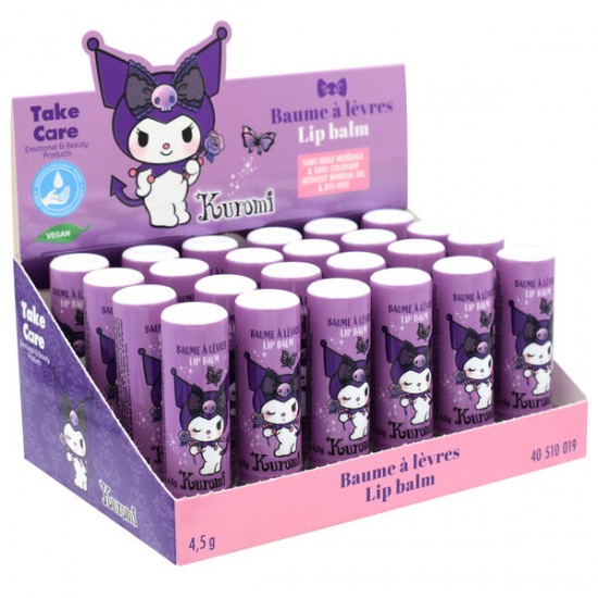Hello Kitty Kuromi lip balm 24 Τεμ.
