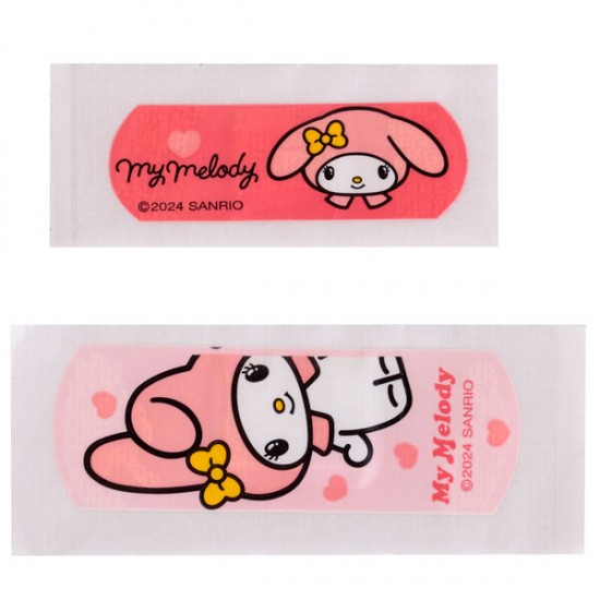 Hello Kitty My Melody metal band-aid box 12 Τεμ.