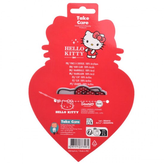 Hello Kitty premium hair clip 12 Τεμ.