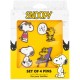 Snoopy 4 pin set