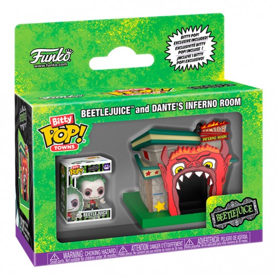 Bitty POP figure Town Beetlejuice Dante's Inferno Room