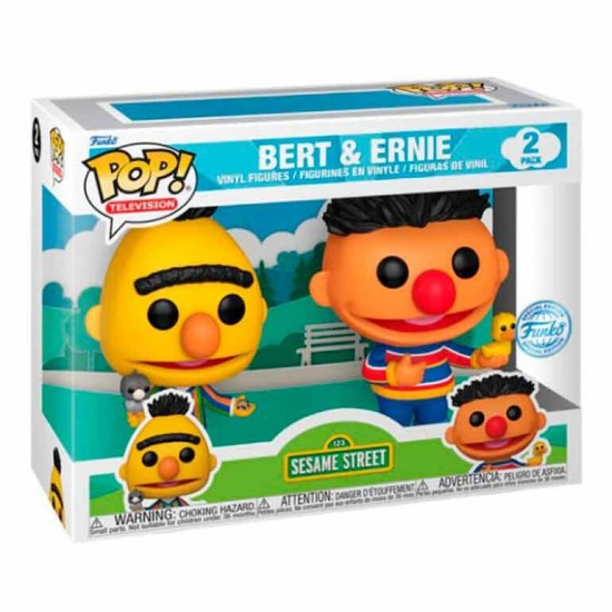 POP Pack 2 figures Sesame Street Bert & Bernie Exclusive