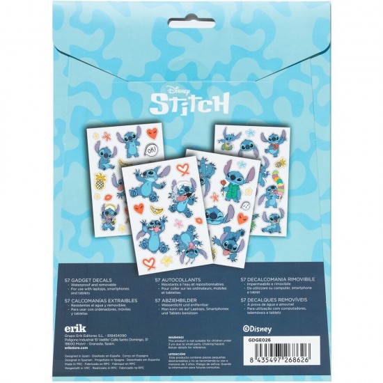 Disney Stitch reusable sticker set 6 Τεμ.