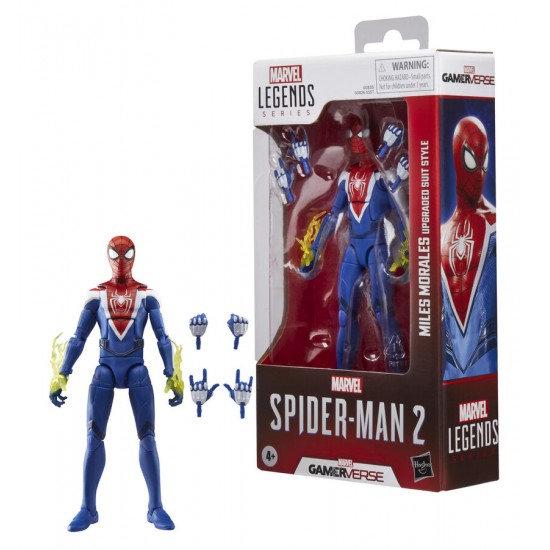 Marvel Legends Spider-Man 2 Miles Morales Upgraded Suit figure 15cm
