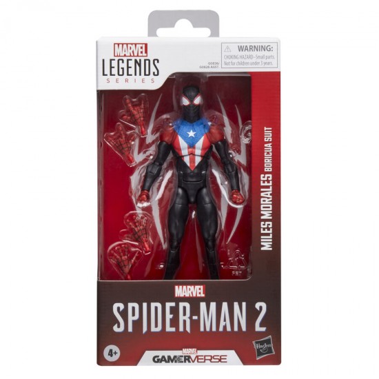 Marvel Legends Spider-Man 2 Miles Morales Boricua Suit figure 15cm