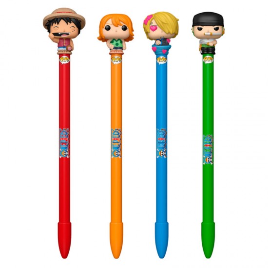 One Piece assorted Toppers pen 16 Τεμ.