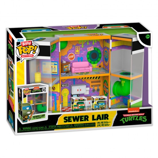 Bitty POP Boxes figure Ninja Turtles Sewer Lair