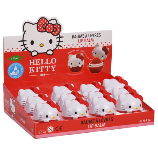 Hello Kitty 3D lip balm 12 Τεμ.