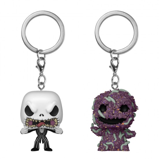Pocket POP pack 2 keychain Disney Nightmare Before Christmas Jack & Oogie Boogie