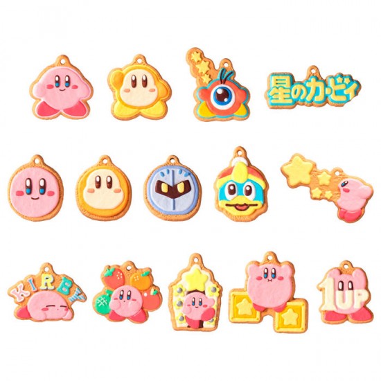 Kirby Cookie assorted surprise keychain 5cm 14 Τεμ.