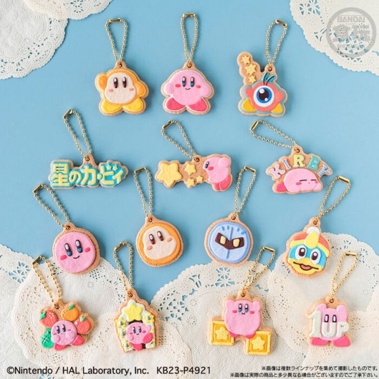 Kirby Cookie assorted surprise keychain 5cm 14 Τεμ.