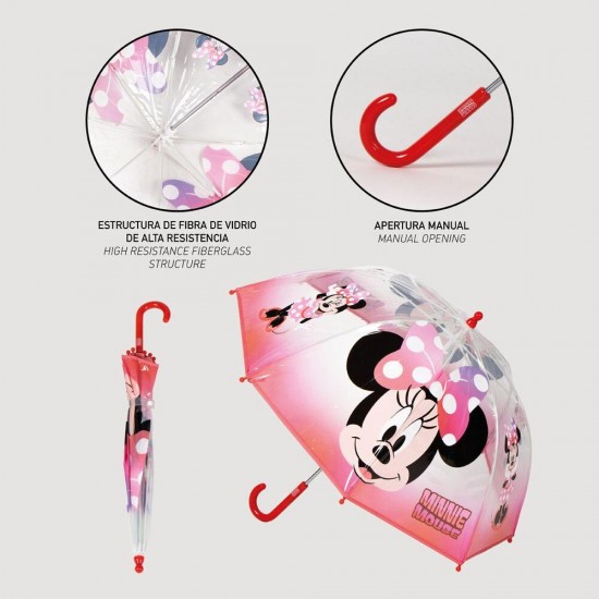 Disney Minnie manual bubble umbrella 4 Τεμ.