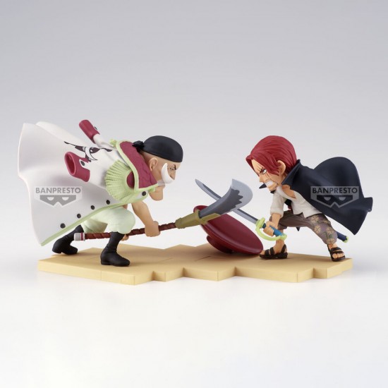 One Piece World Collectable Log Stories Edward Newgate vs. Shanks figure 13cm