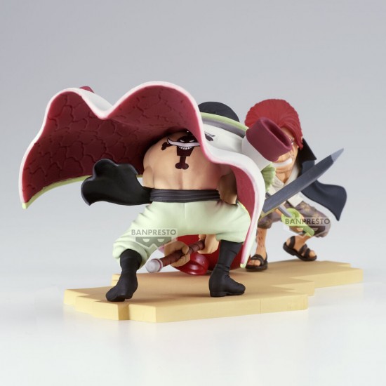 One Piece World Collectable Log Stories Edward Newgate vs. Shanks figure 13cm