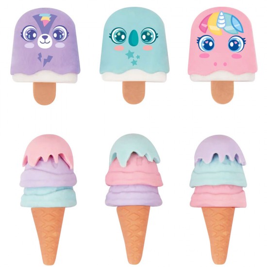 Sweet Dreams shaped erasers 6 Τεμ.