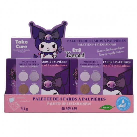 Hello Kitty Kuromi 4 colour palette 12 Τεμ.