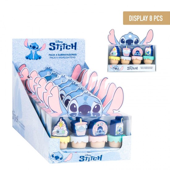 Disney Stitch set 4 underliners 8 Τεμ.