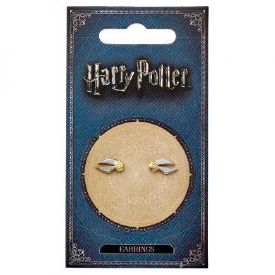 Harry Potter Golden Snitch earrings